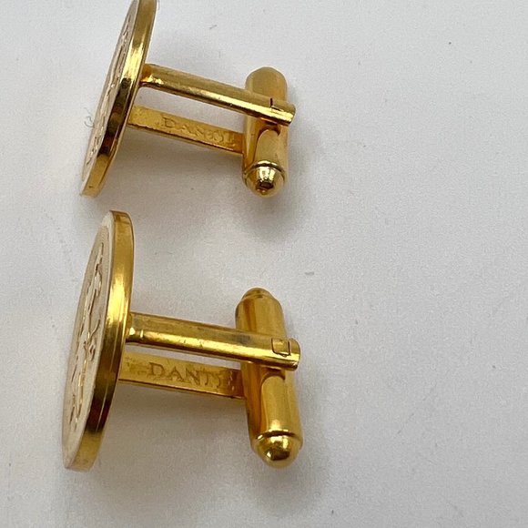 Dante Leo Gold Plate Cuff Links - Picture 3 of 5